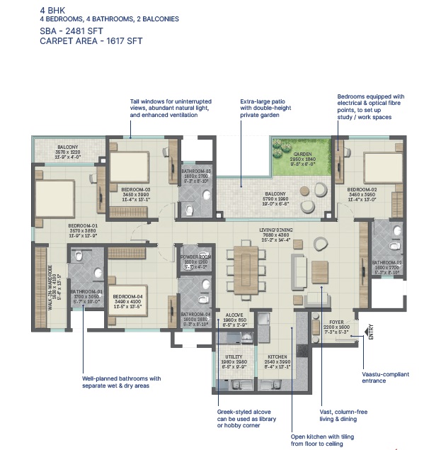 Image of floor and plan